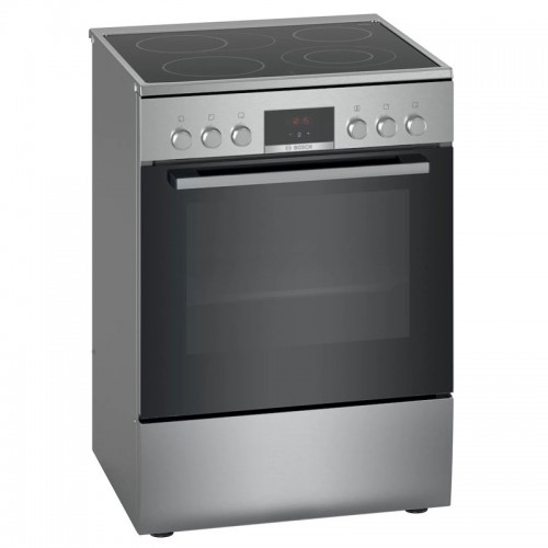 Bosch HKR39A250U Ελεύθερη Κουζίνα με Κεραμικές Εστίες Πλάτους 60 εκ. Ύψους 90 εκ. Inox με Βυθιζόμενους Διακόπτες Bosch HKR39A250U Ελεύθερη Κουζίνα με Κεραμικές Εστίες Πλάτους 60 εκ. Ύψους 90 εκ. Inox με Βυθιζόμενους Διακόπτες