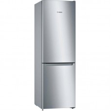 Bosch KGN33NLEB Ελεύθερος Ψυγειοκαταψύκτης Full No Frost 176x76cm Stainless Steel Look