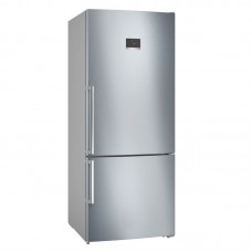 Bosch KGN76XIEP Ελεύθερος Ψυγειοκαταψύκτης No Frost 186x75 cm Inox Antifinger