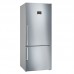 Bosch KGN76XIEP Ελεύθερος Ψυγειοκαταψύκτης No Frost 186x75 cm Inox Antifinger