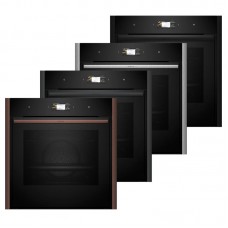 Neff B69CS7MY0 Εντοιχιζόμενος Φούρνος 71lt Flex Design με Εναλλασσόμενα Στοιχεία Σχεδιασμού