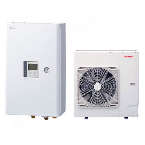 Toshiba Inverter Estia R32 All In One HWT-801HRW-E / HWT-1101F21MM3W-E Αντλία Θερμότητας Διαιρούμενη 8.0/11.90kw 1ph/1ph με 2 ζώνες ελέγχου Toshiba Inverter Estia R32 All In One HWT-801HRW-E / HWT-1101F21MM3W-E Αντλία Θερμότητας Διαιρούμενη 8.0/11.90kw 1ph/1ph με 2 ζώνες ελέγχου